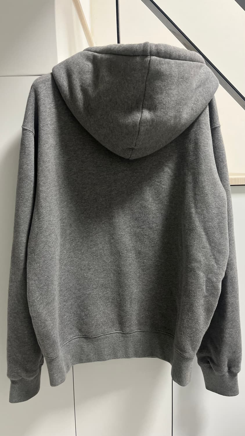 메종키츠네 볼드폭스 헤드패치 그레이 멜란지 후드집업 M 상품이미지4