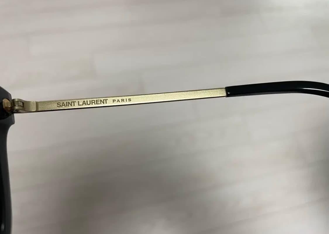 Saint Laurent SL/26K 선글라스 블랙 / 금테 / 정품 / 상품이미지6