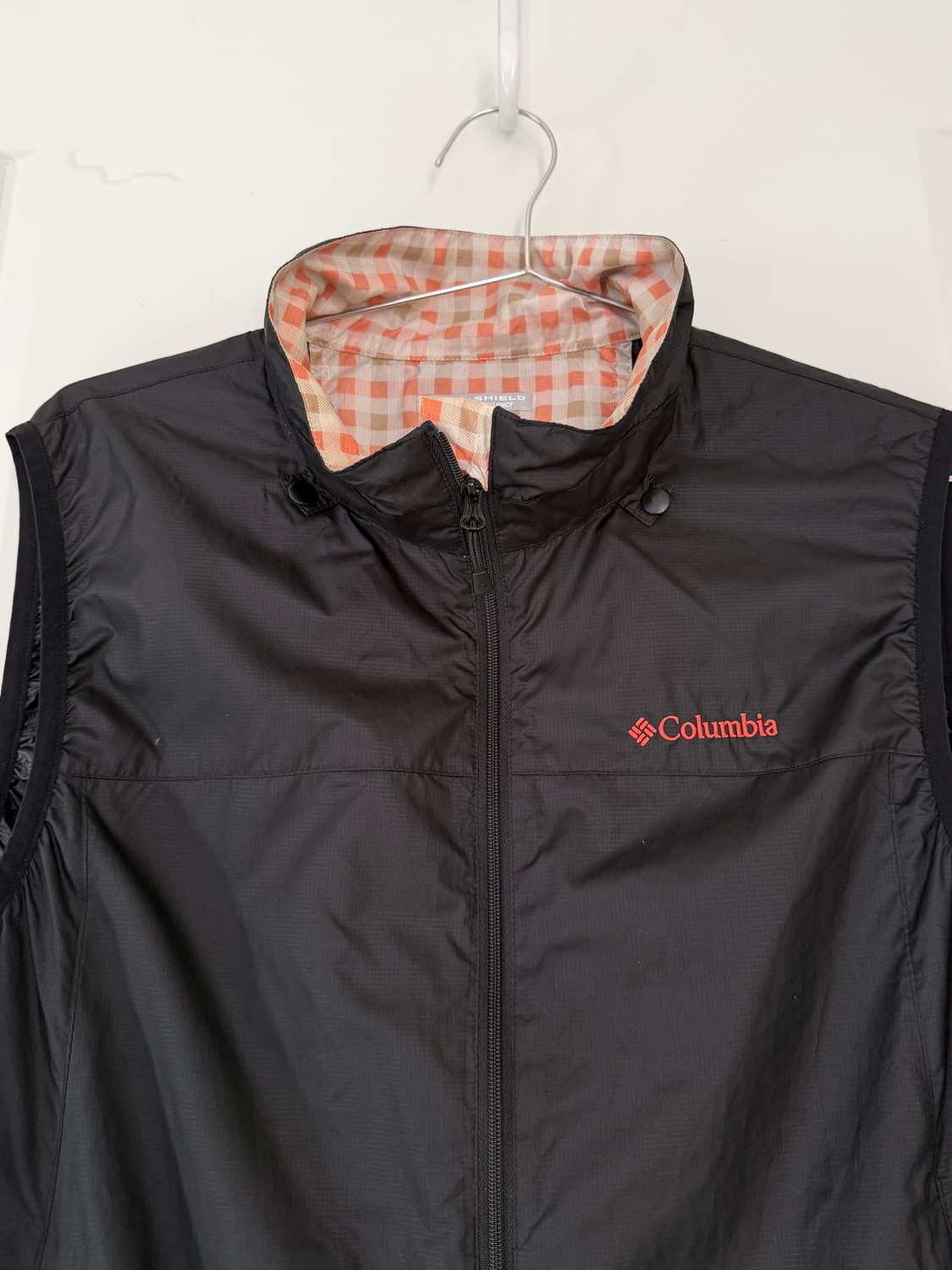 일본빈티지 컬럼비아 체크 베스트 상품이미지6