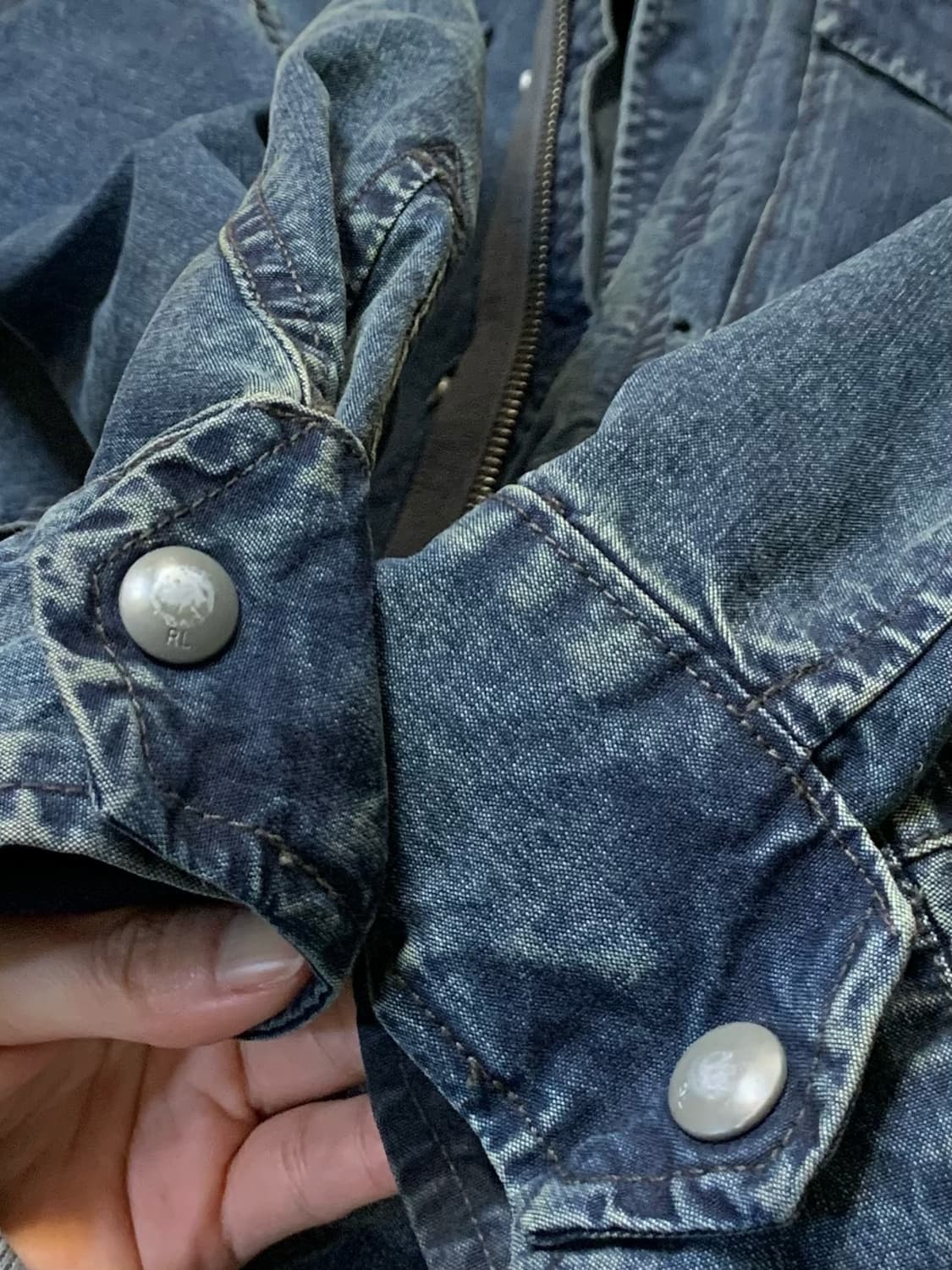 [M]폴로 U.S RL 데님 m65 필드자켓 상품이미지8