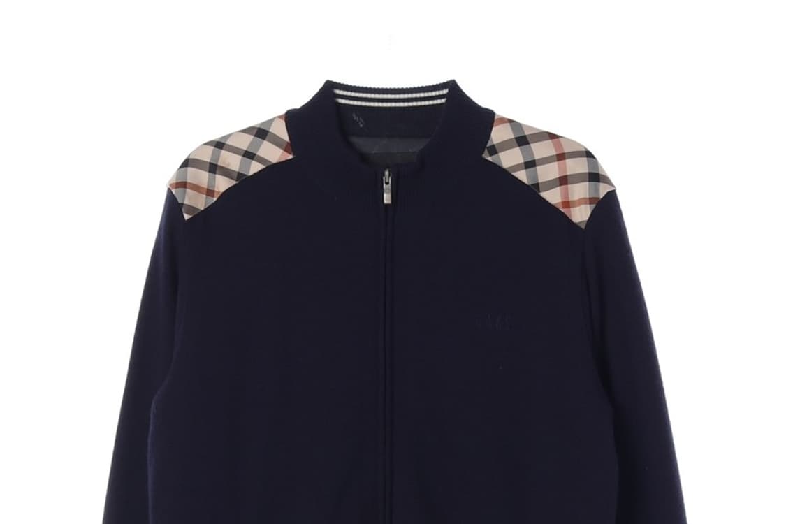 DAKS 네이비 집업 가디건 XL 상품이미지4