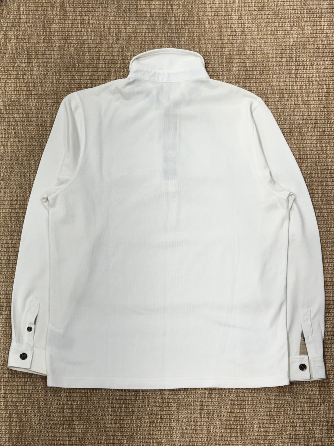 버버리 화이트 긴팔 카라티 상품이미지4