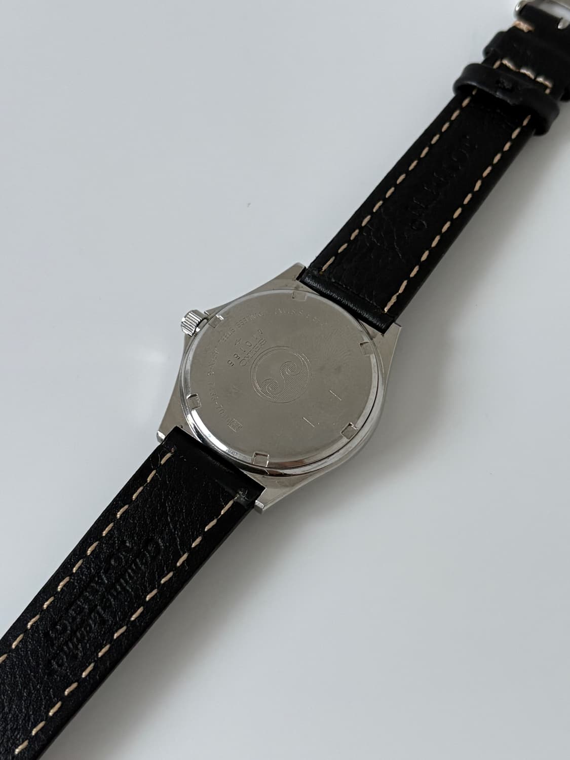 1980s Chorons Bokashi Dial Silver Quartz 상품이미지8