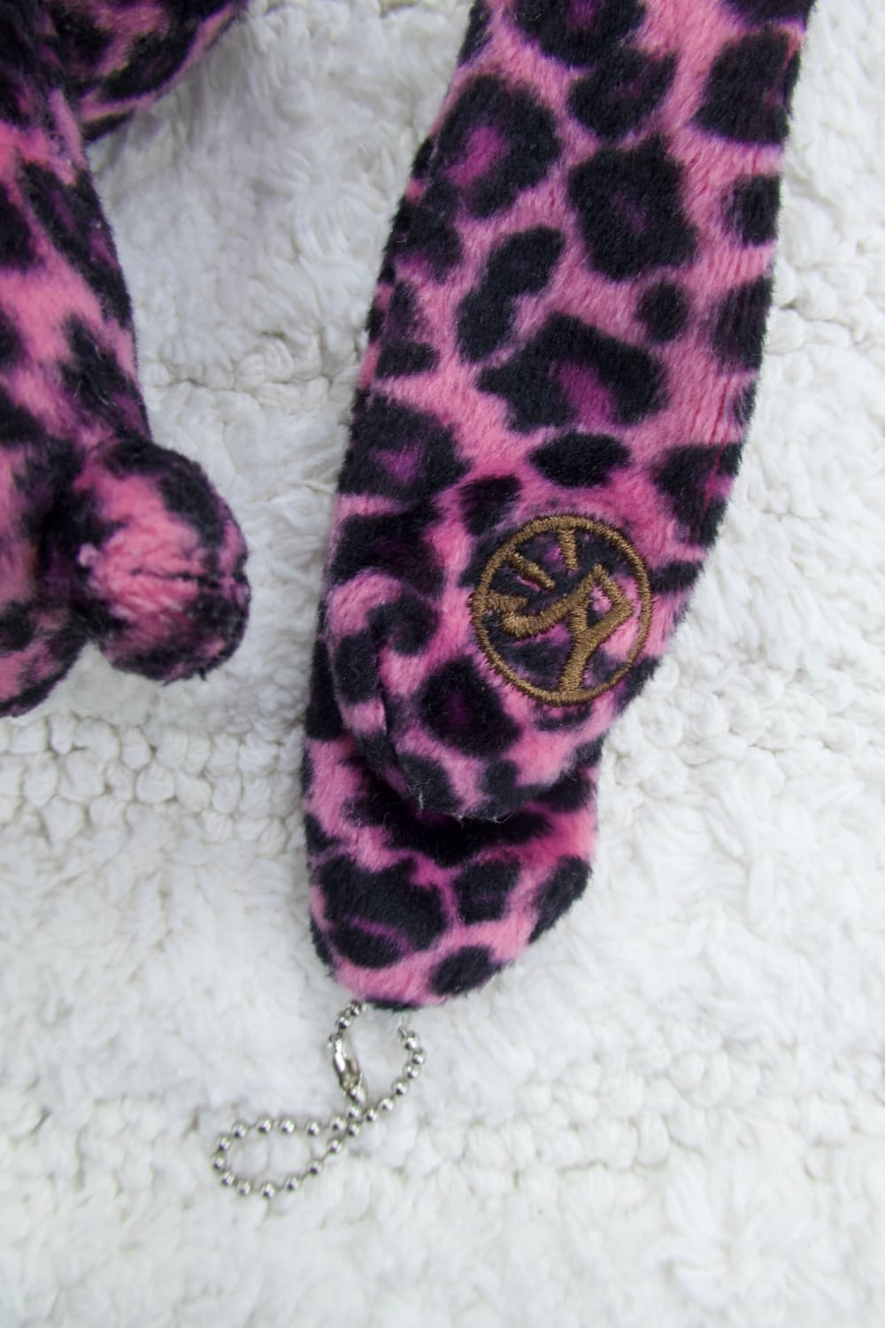 범용토끼 핑크 레오파드 키링 상품이미지4