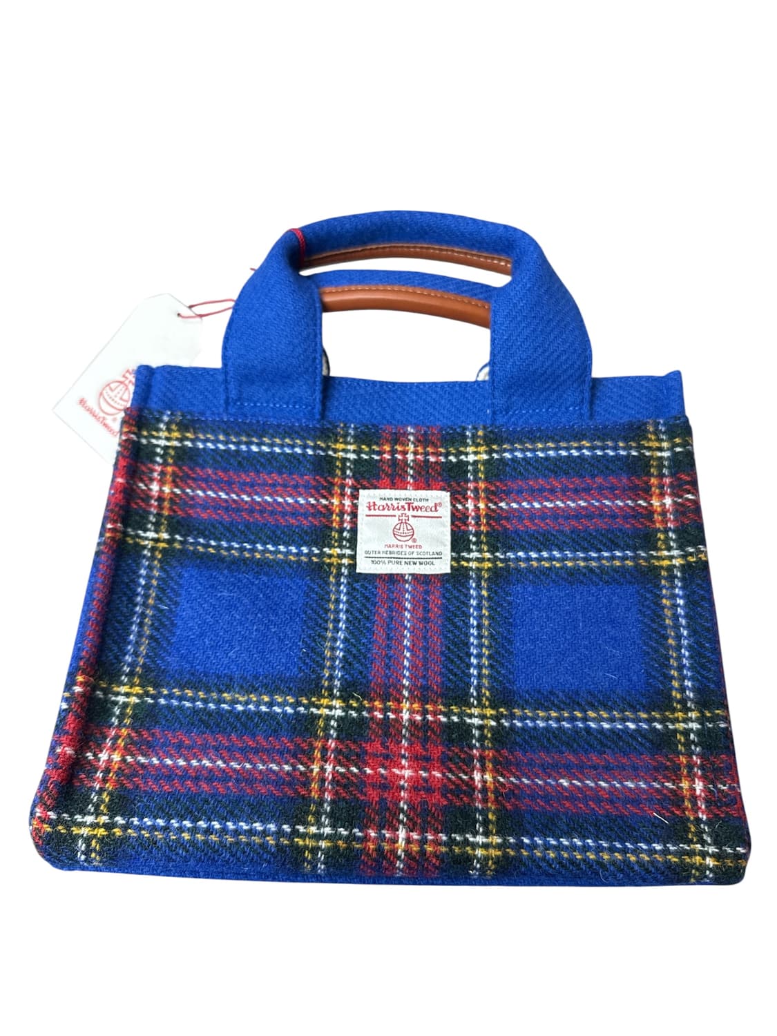해리스트위드(Harris Tweed) 블루 체크 가방 상품이미지1