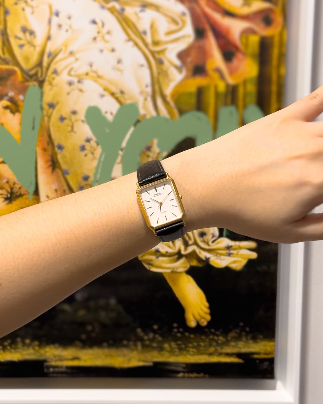 빈티지 시티즌 포르마(FORMA) 빈티지 골드 스퀘어 탱크 빈티지 시계 상품이미지4