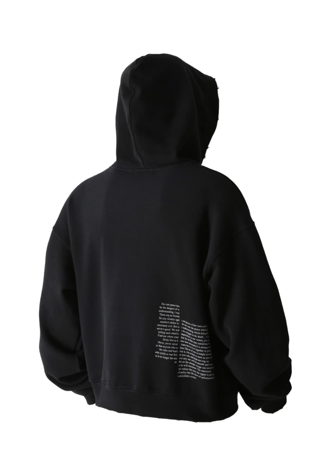 로어링라드 워시드 후드집업 블랙 L 상품이미지2