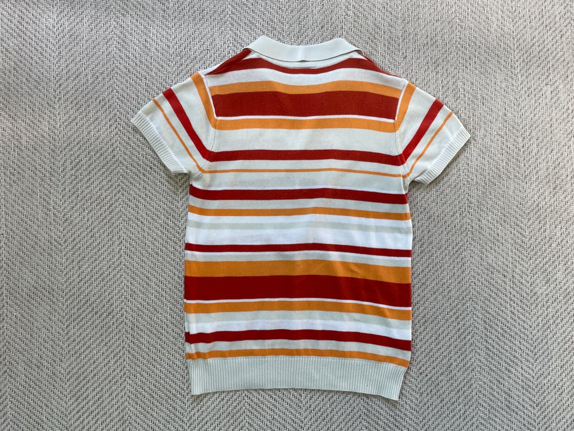 Lacoste 라코스테 스트라이프 카라 티셔츠  상품이미지5