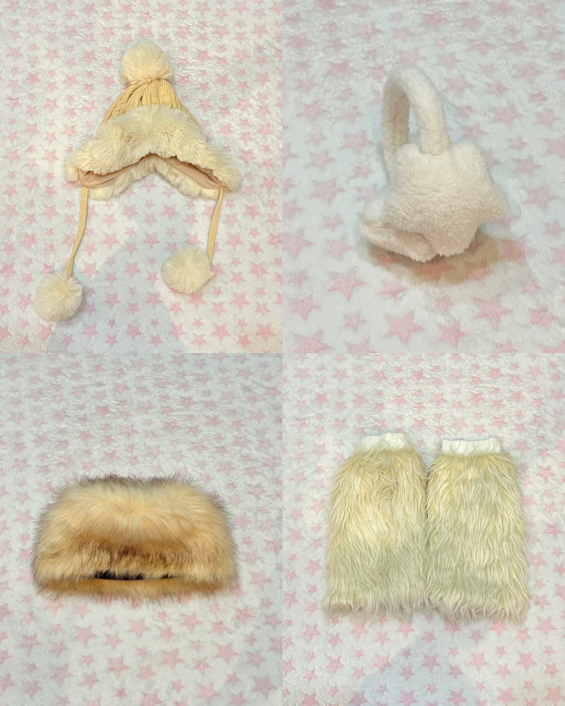 겨울 모자 (털모자, 귀마개, 레그워머) 상품이미지1