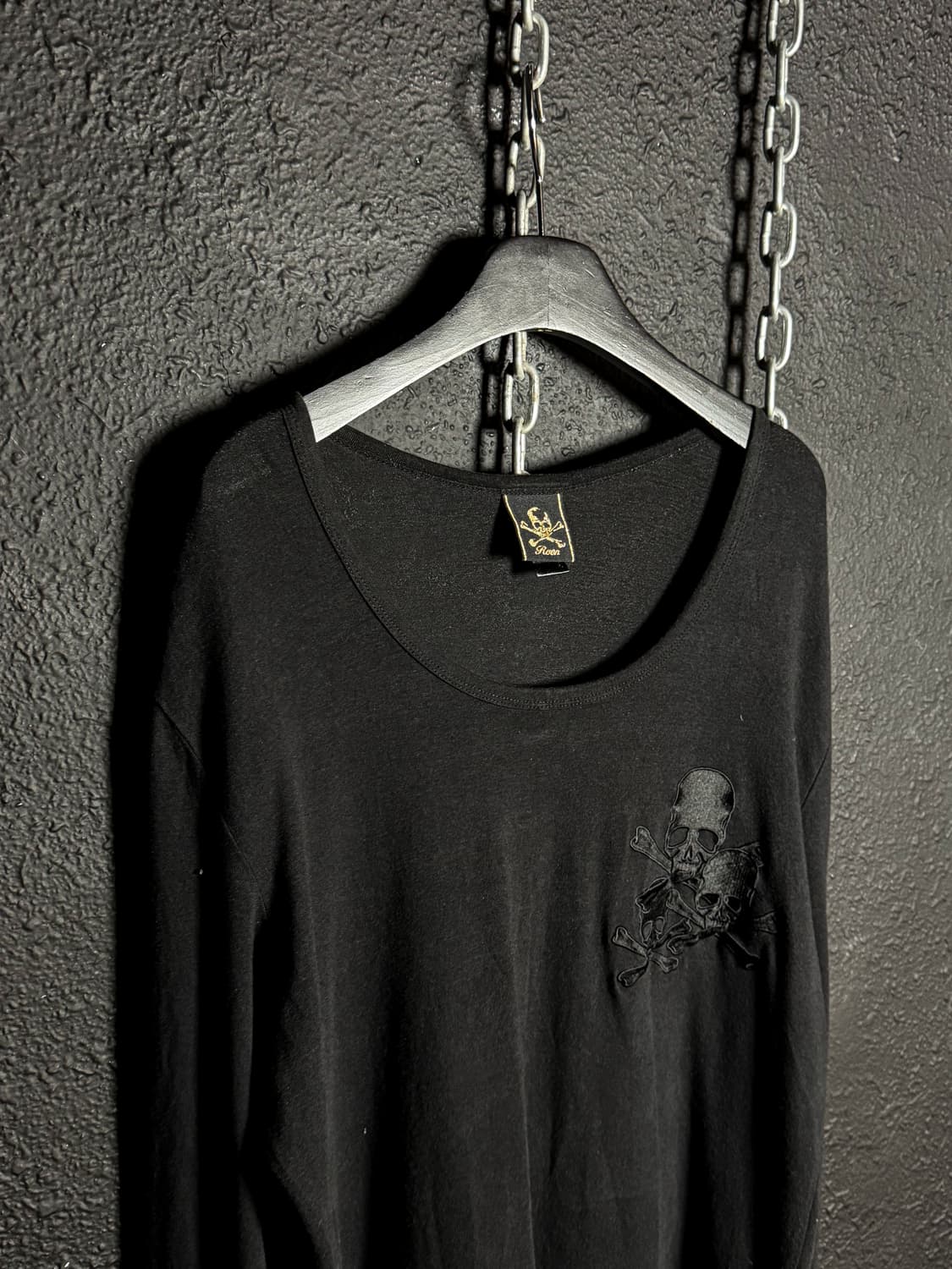 Roen Gold Label – Leopard Skull Long-Sle 상품이미지3