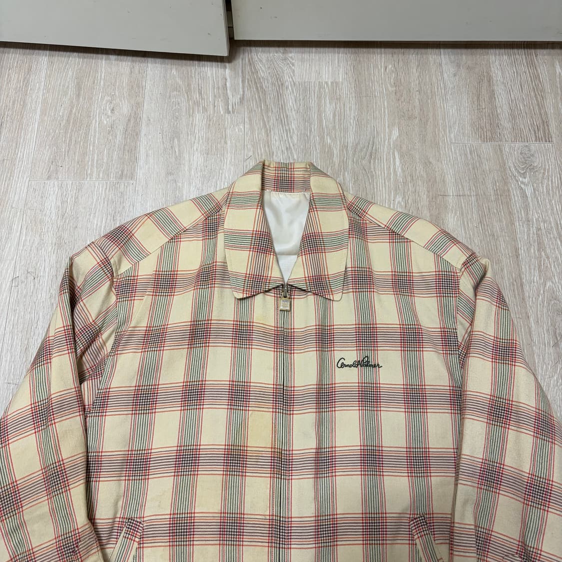 아놀드파머 남성 체크 블루종 자켓 L/100  상품이미지2