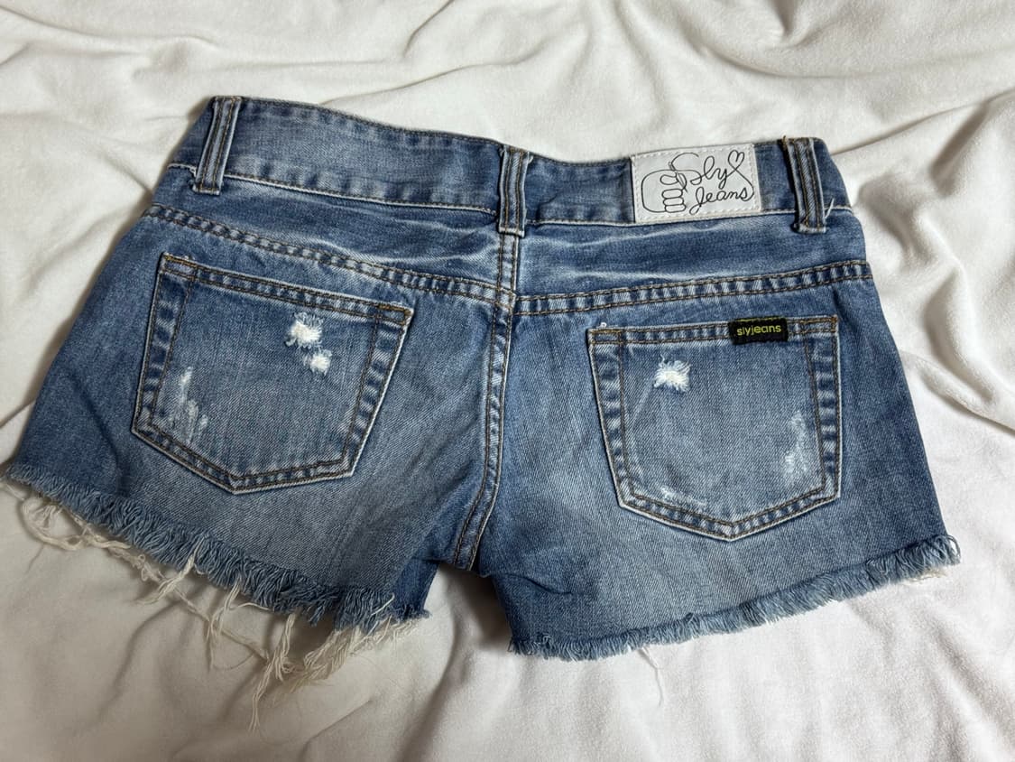 SLY 스터드 데미지 숏팬츠 상품이미지2