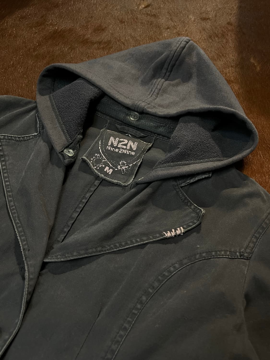 Nine2Nine 자수 디테일 빈티지 자켓 상품이미지4