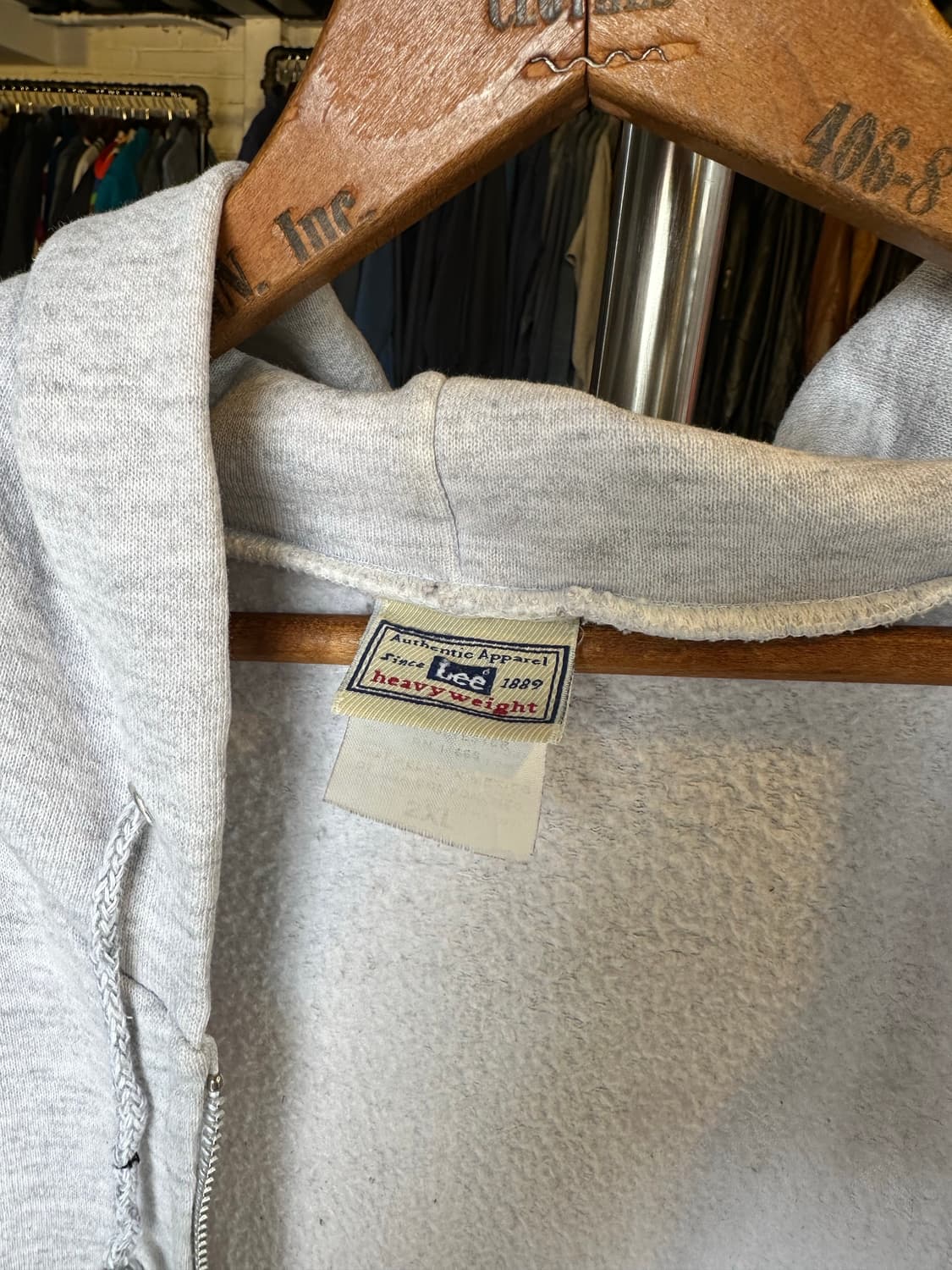 Old 리 Lee 헤비웨이트 집 스웻후드 상품이미지7
