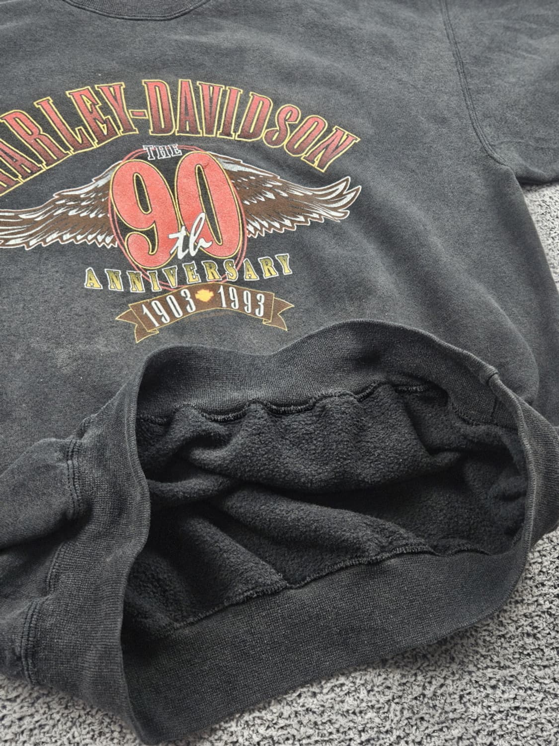 90's USA 할리데이비슨 90주년 맨투맨 ( XL )/ 10241 상품이미지9