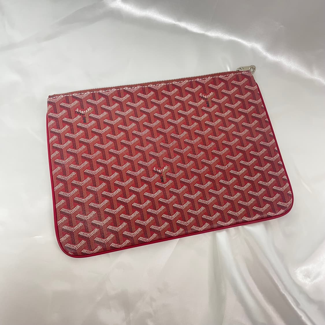 고야드 클러치 레드 S급 단품 상품이미지2