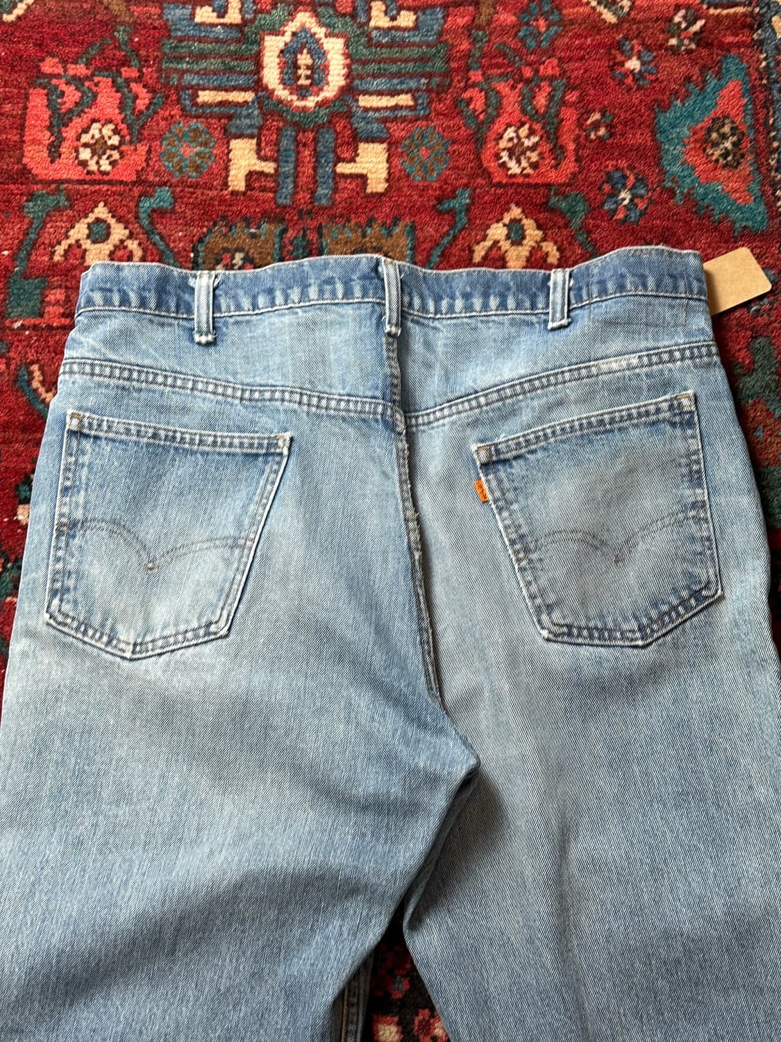 70's USA 빈티지 리바이스 517 오렌지탭 부츠컷 체인스티치 상품이미지6