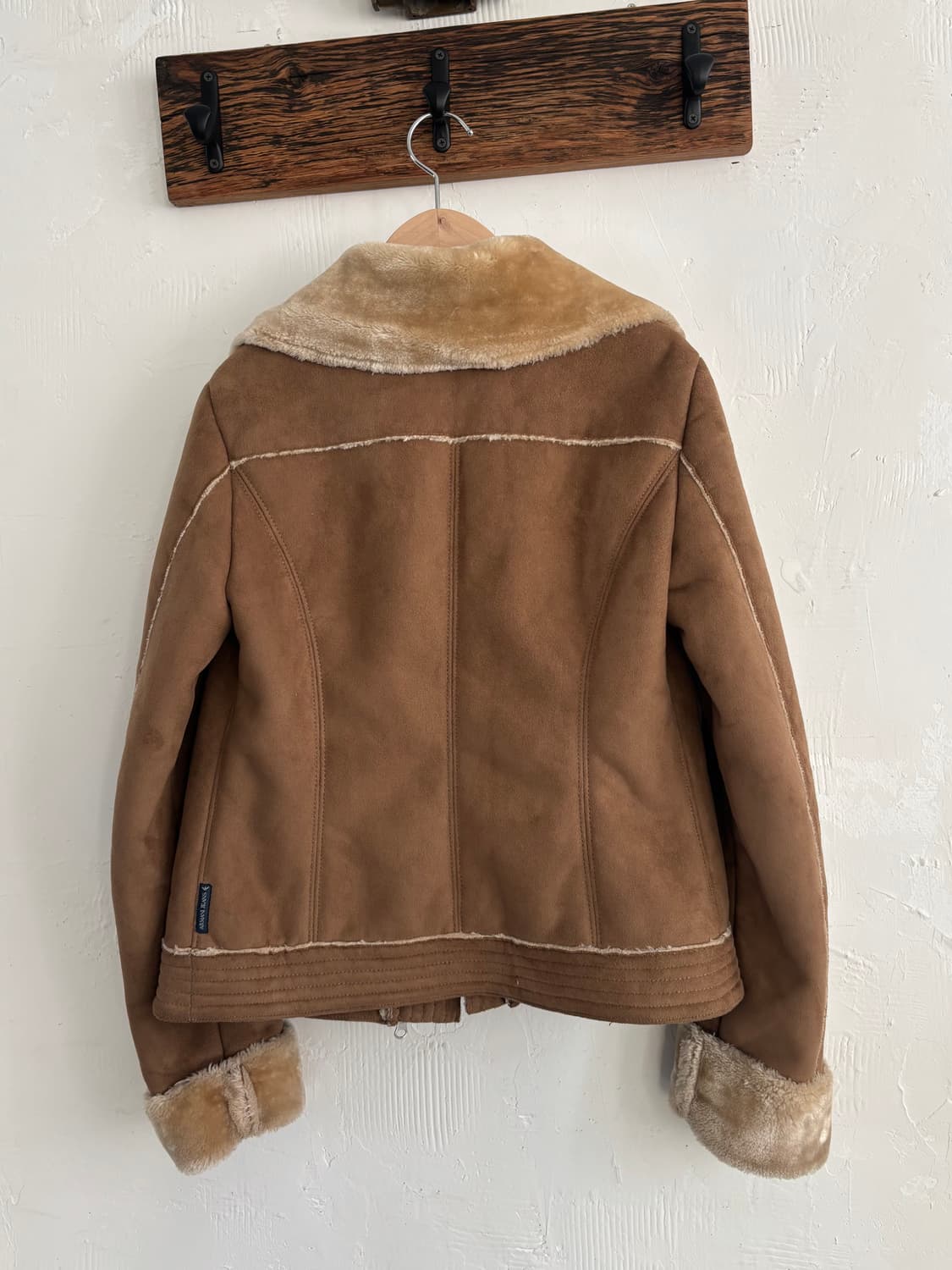 Armani 아르마니 진스 스웨이드 시어링 자켓 상품이미지3