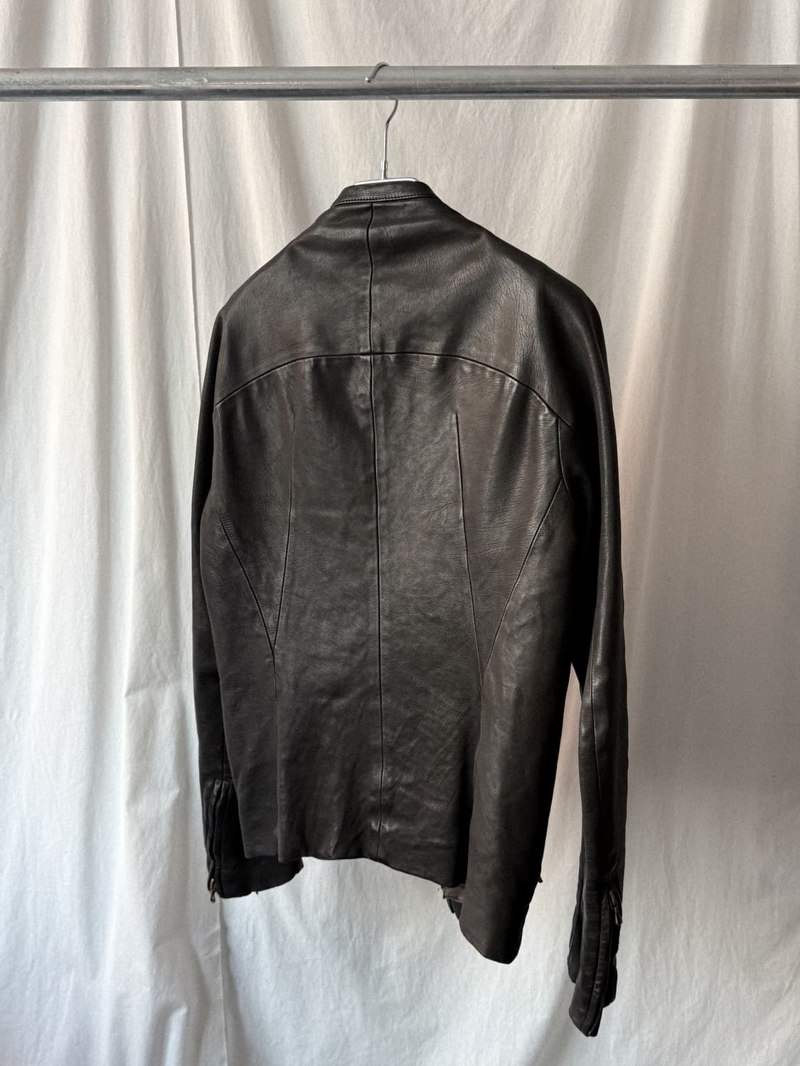 Kazuyuki Kumagai Attachment 레더 자켓 상품이미지6