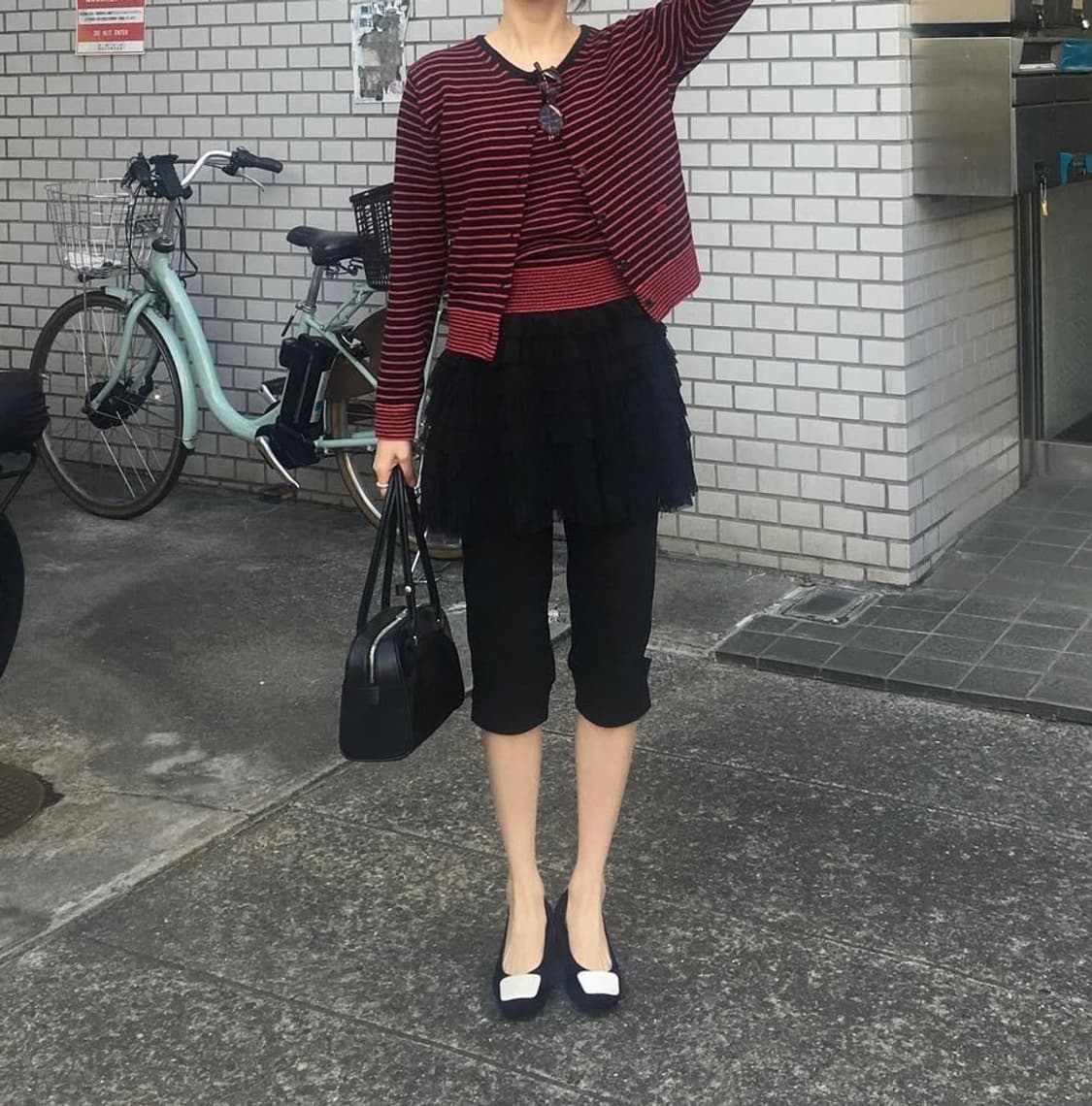 튜드먼트 스트라이프 크루넥 세트 상품이미지1