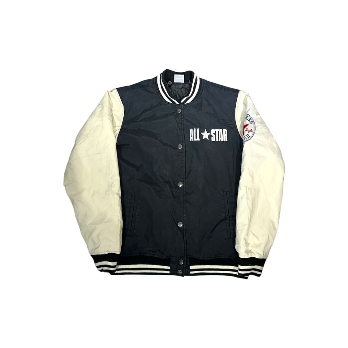 일본 빈티지 블랙 재팬 바시티 스타디움 누빔 자켓 L 상품이미지5