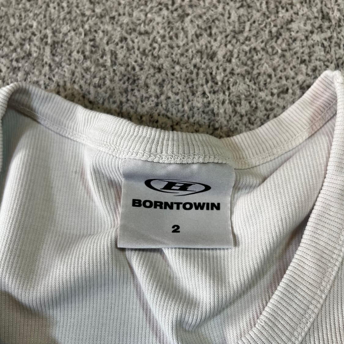 본투윈 B 펜던트 리브드 슬리브리스 상품이미지3