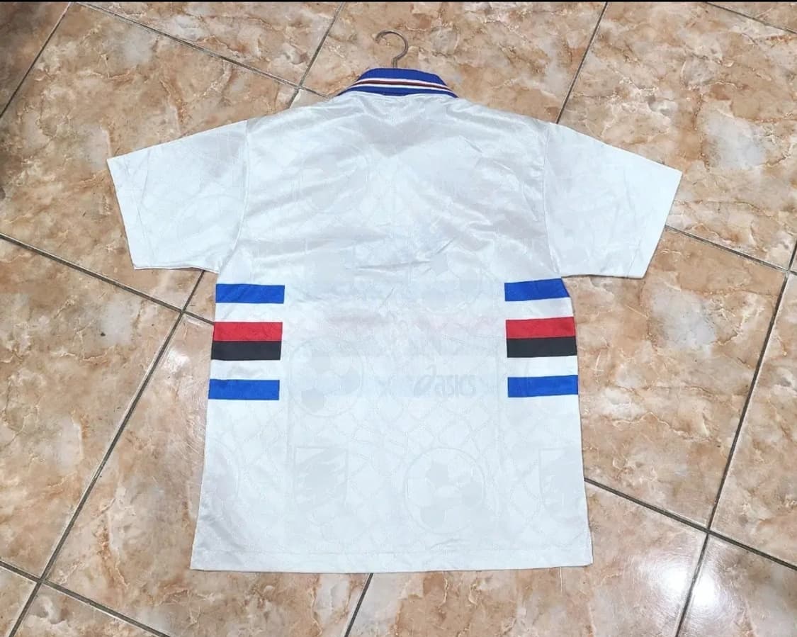 ASICS 94 95 삼프도리아 올드레플 축구져지 상품이미지2