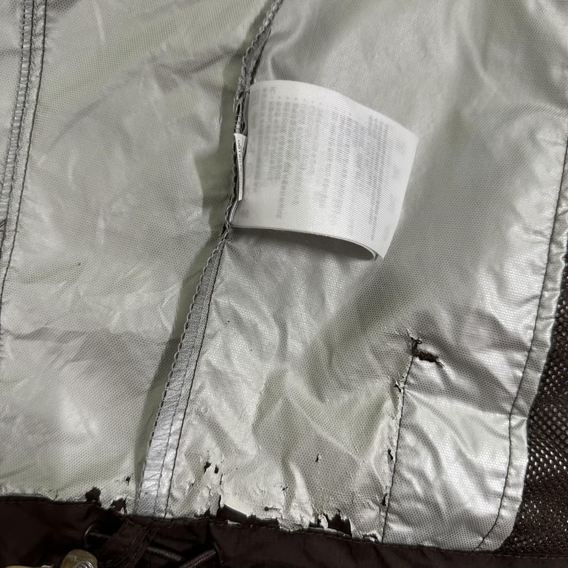 (안감하자) 나이키 올드스쿨 바르셀로나 바람막이 브라운 M 상품이미지9