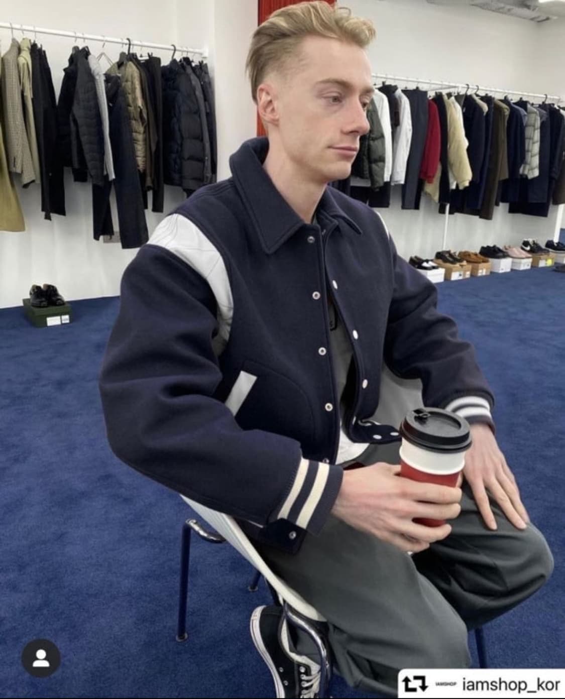 birthdaysuit 바시티 자켓 M 상품이미지4