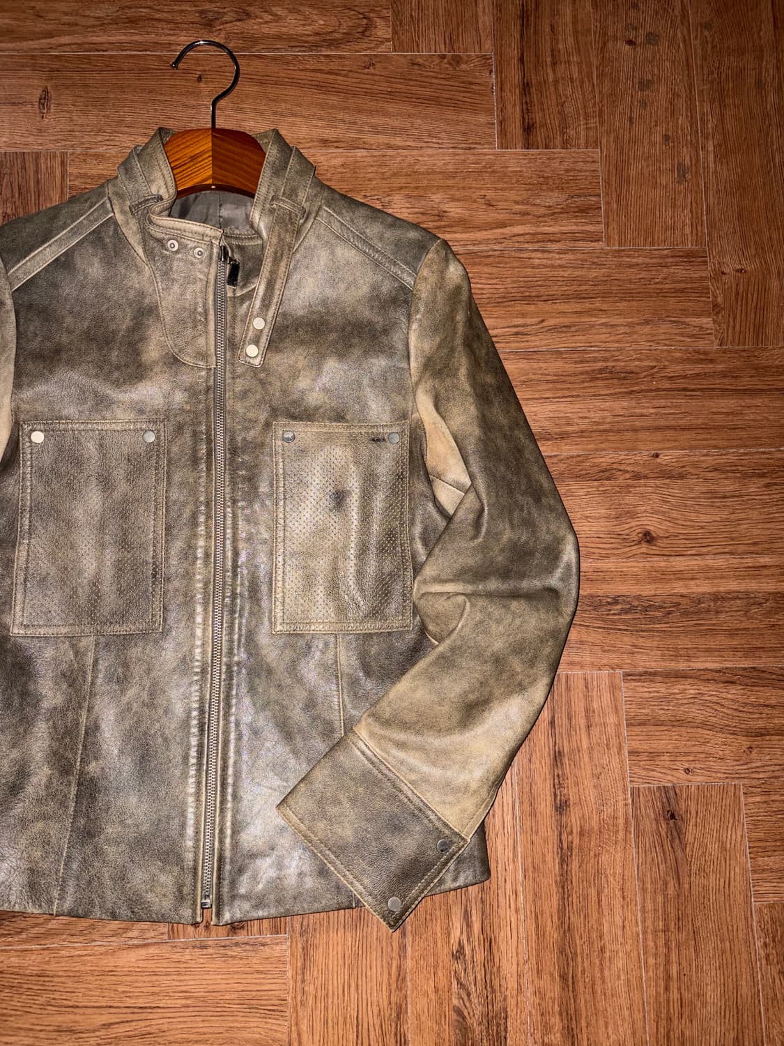 일본빈티지 양가죽 레더자켓 상품이미지7
