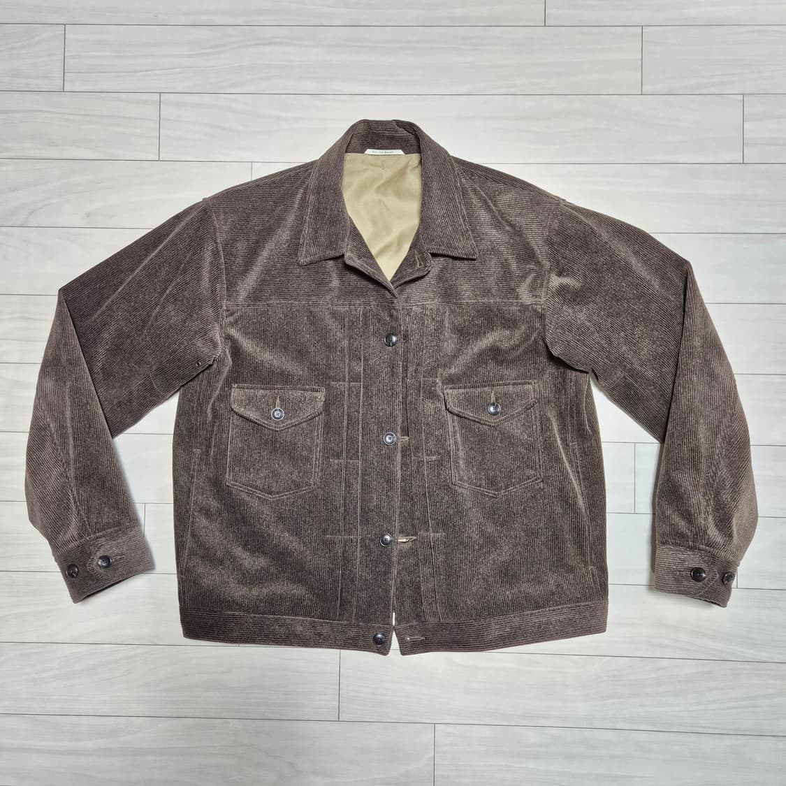 올드 조 PRINTED CORDS JEAN JACKET 판매 상품이미지1