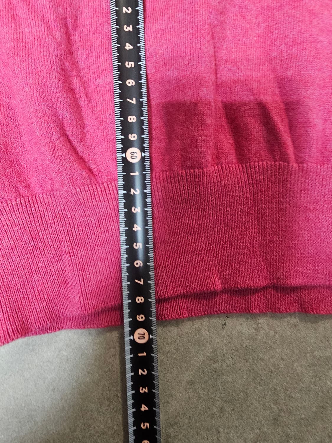 로가디스 그린 핑크 V넥 니트 상품이미지7