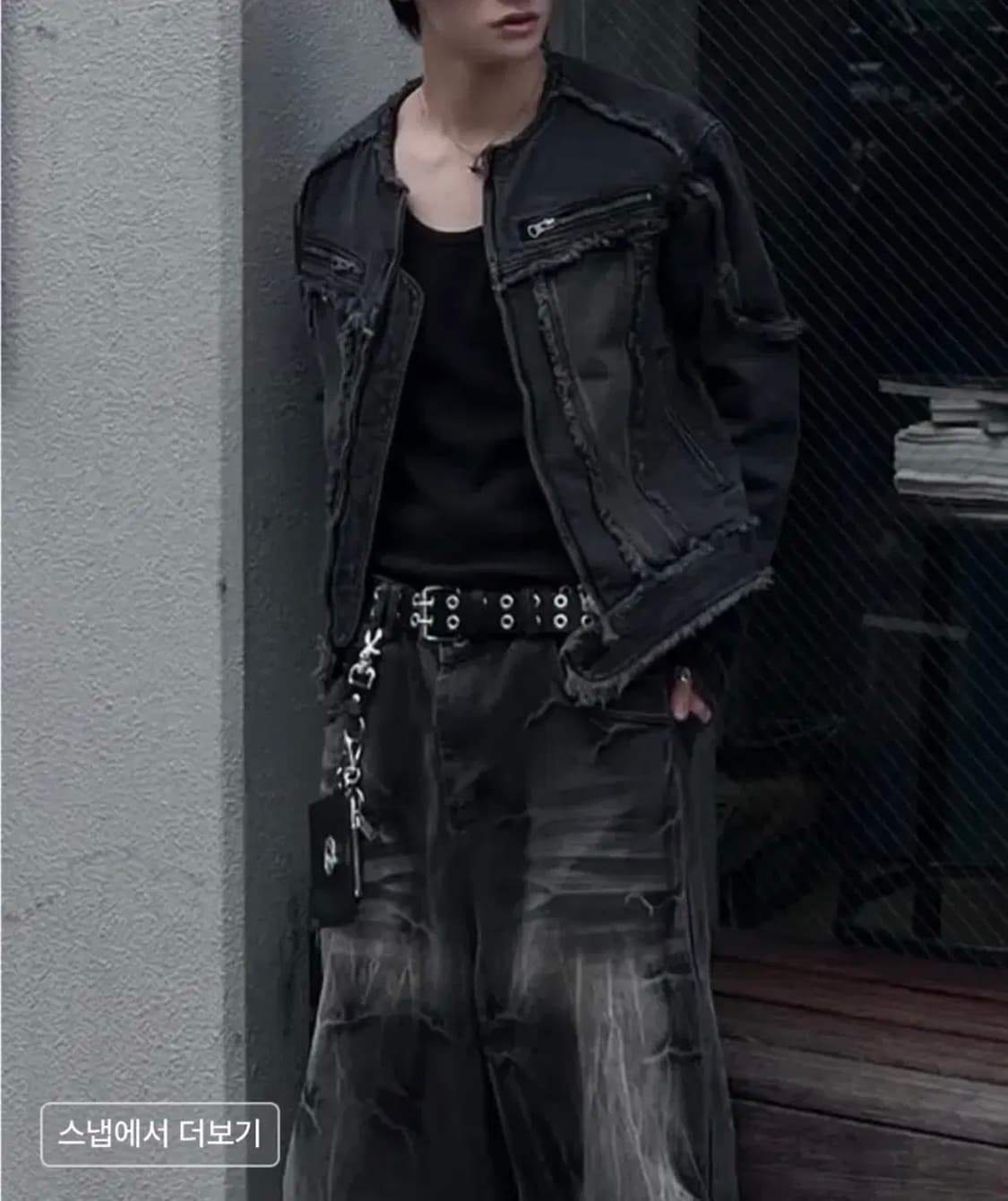 낫포너드 데님 자켓 상품이미지4