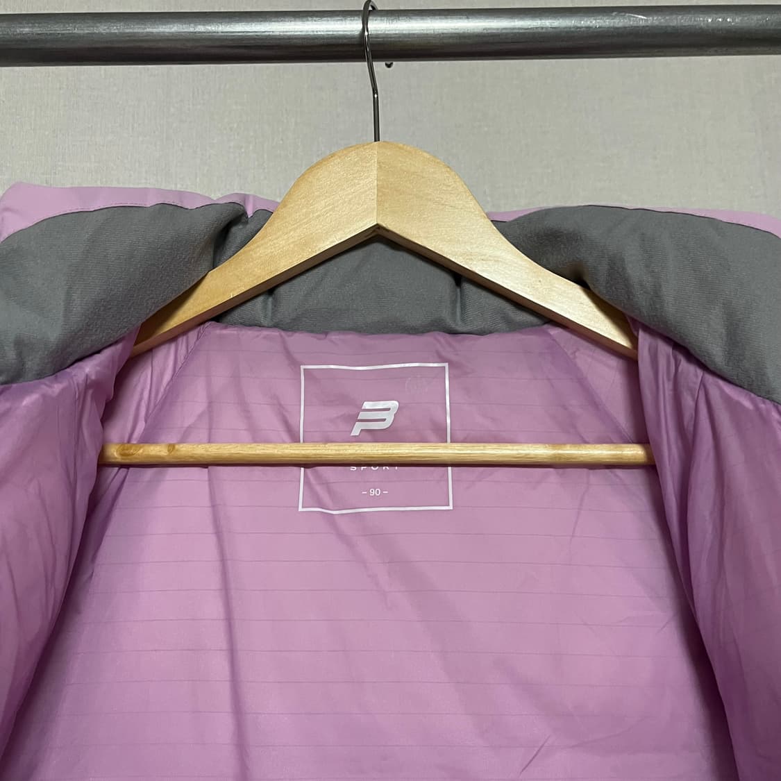 빈폴스포츠 라벤더 롱패딩 90 상품이미지4