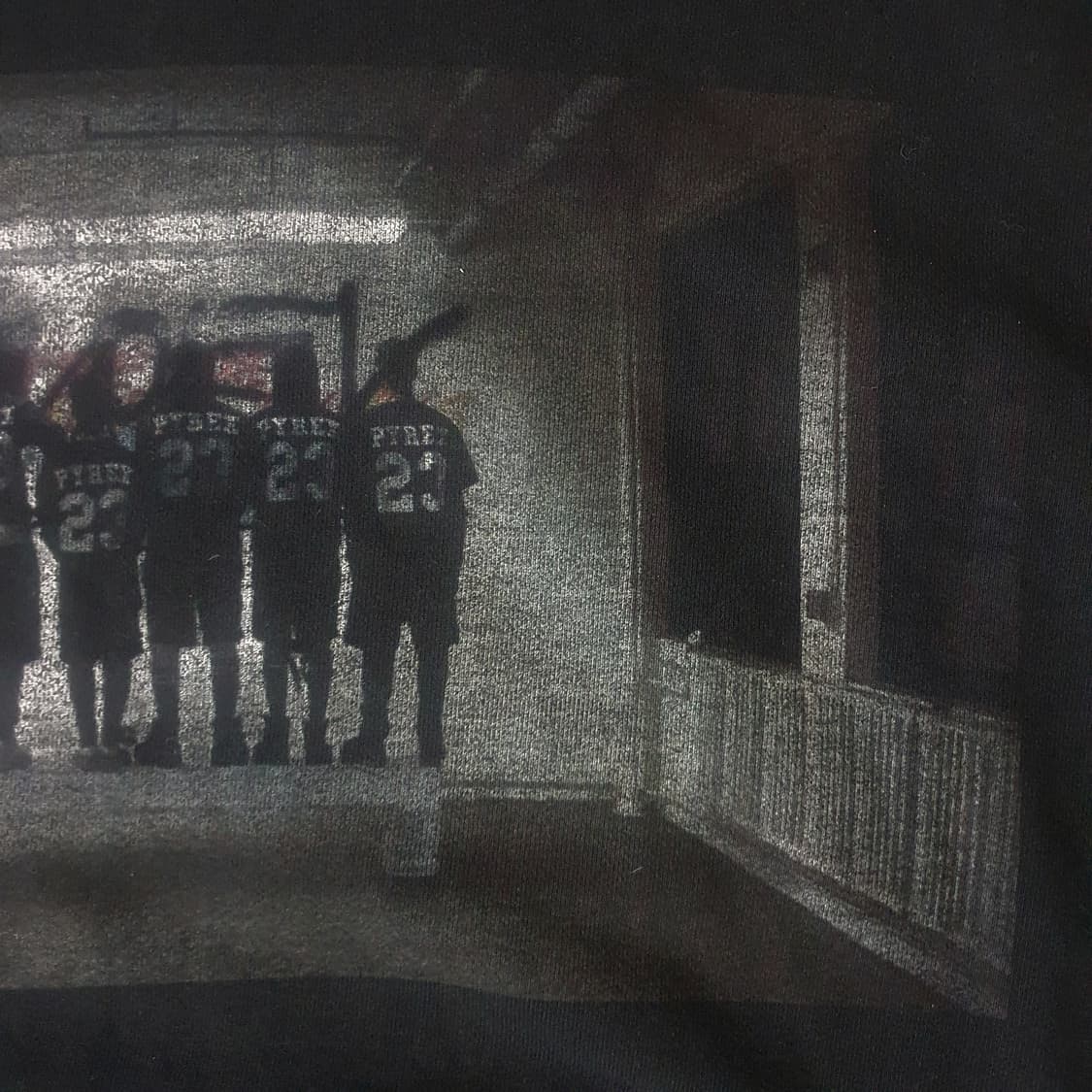 오프화이트 버질아블로 MCA 파이렉스 프린트 오버사이즈 후드티 상품이미지4