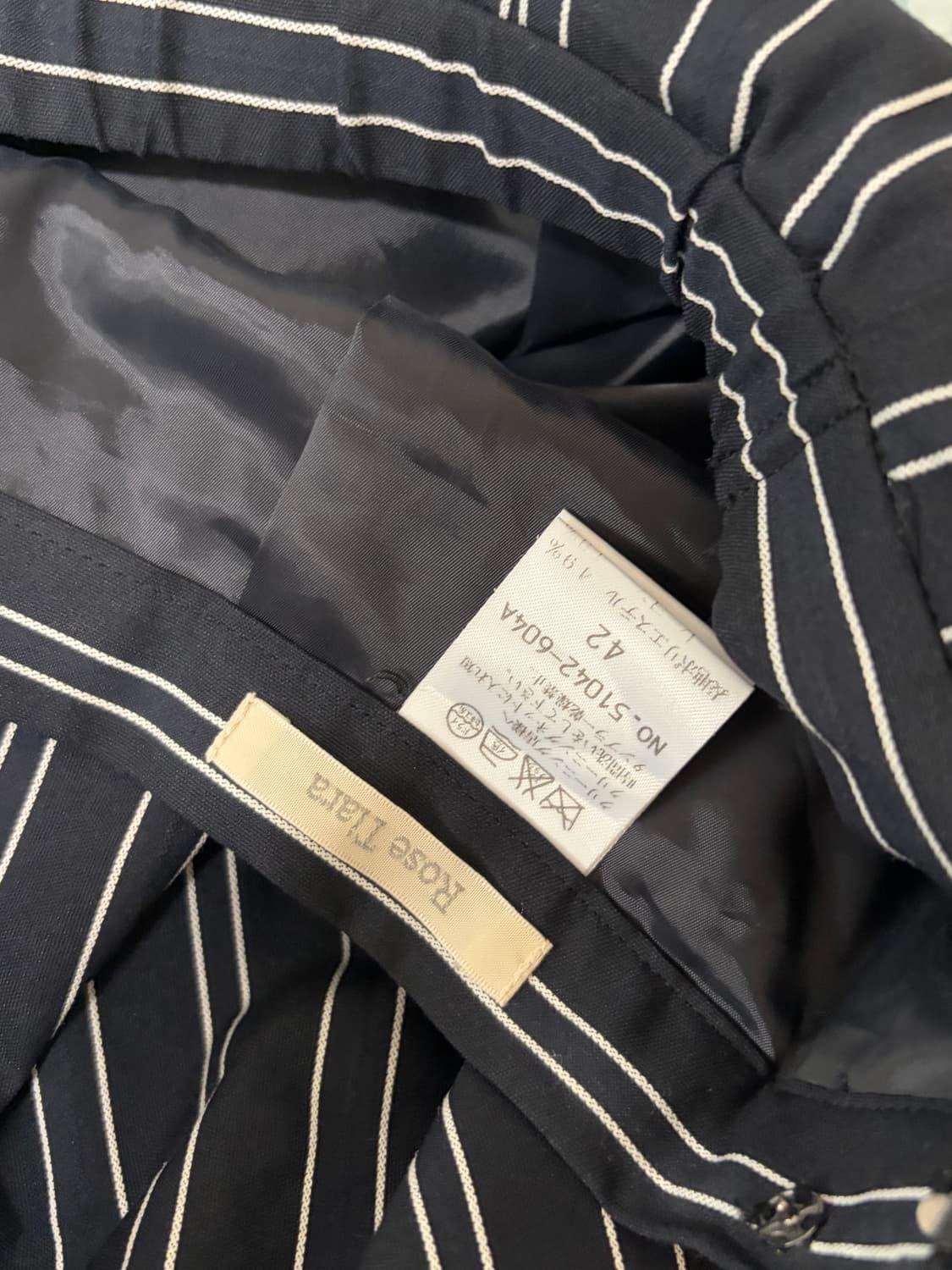 스트라이프 빈티지 스커트 상품이미지4