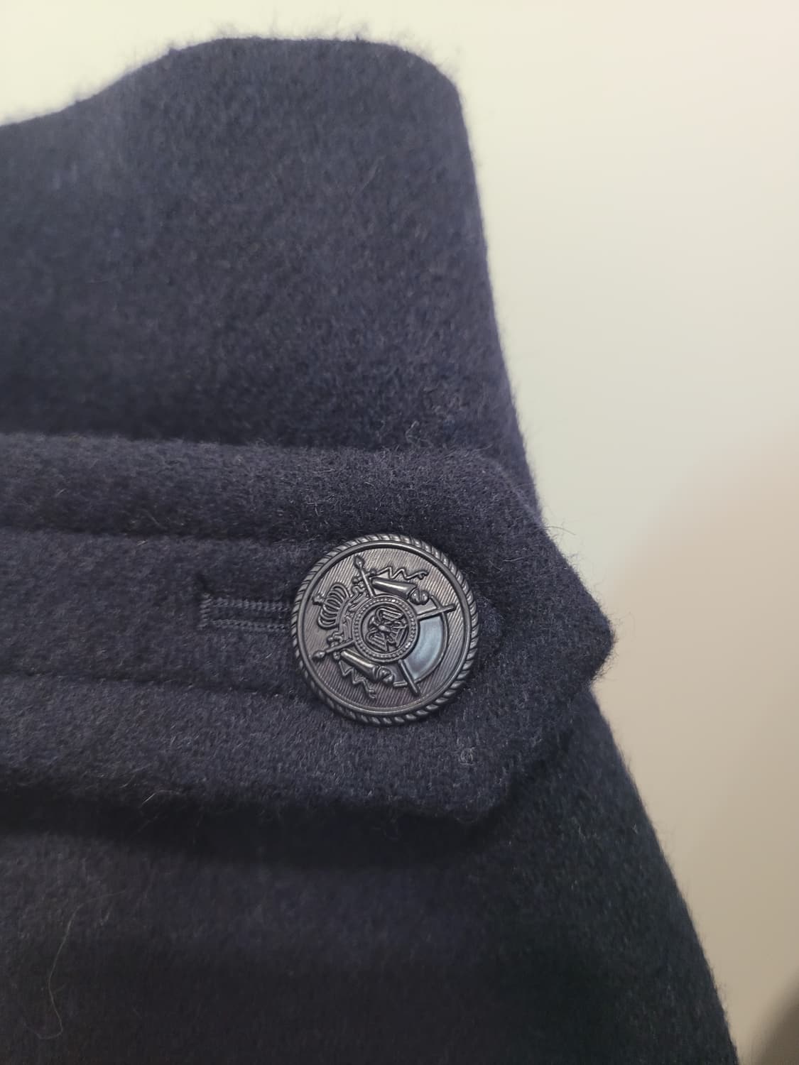 언톨드레이블 클래식 숏 피코트 네이비 M사이즈 택달린새제품 상품이미지5