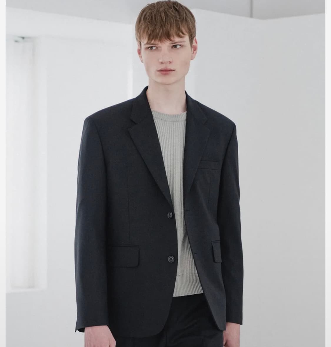 비슬로우 스탠다드 블레이저 블랙 L 새상품 상품이미지1