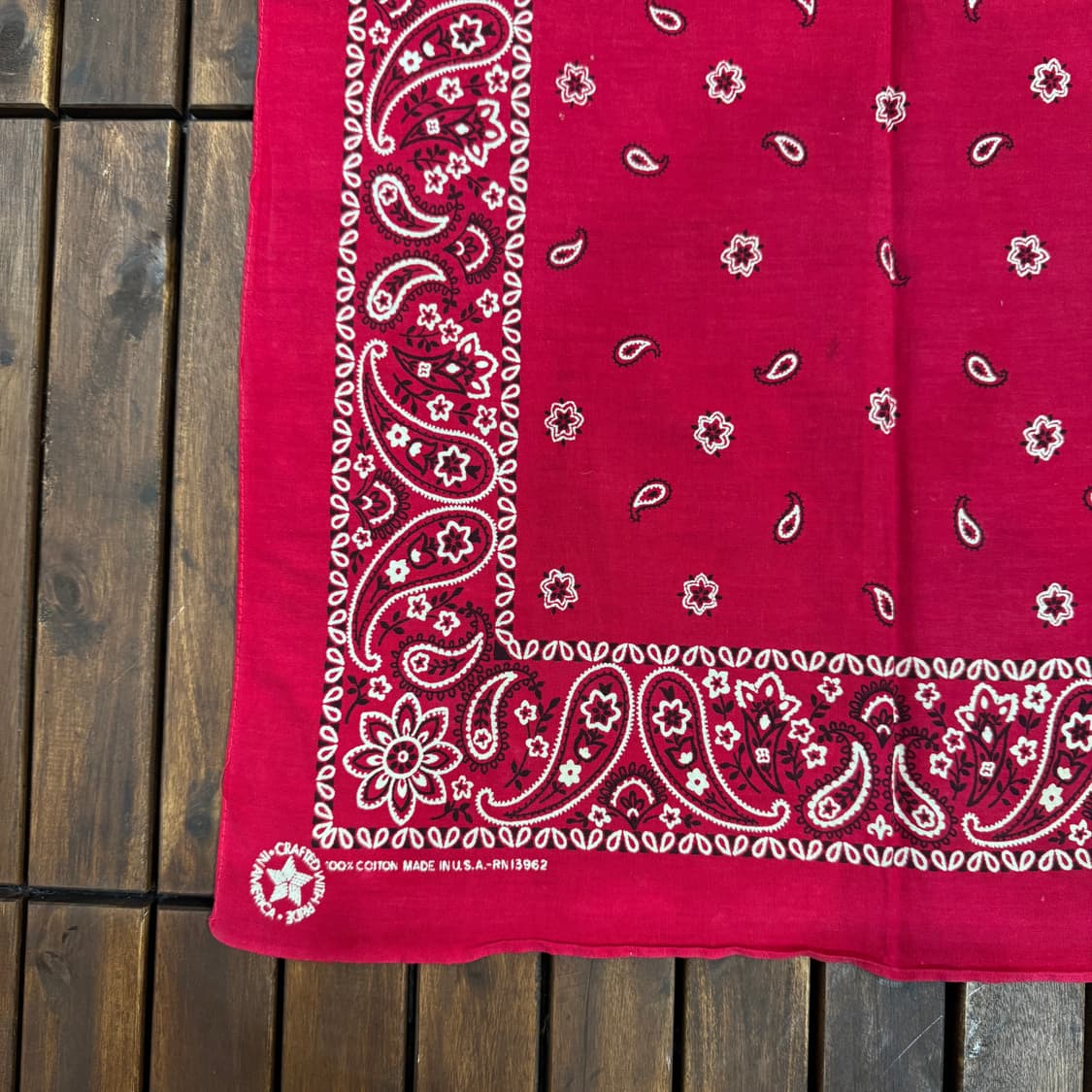 빈티지 페이즐리 반다나 made in USA   상품이미지3