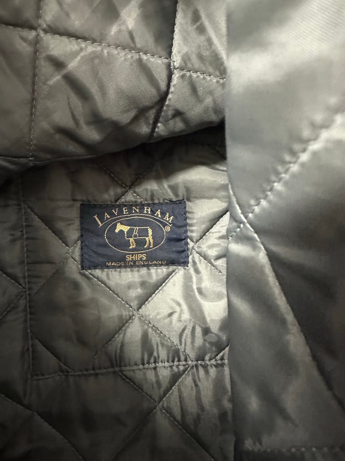 Lavenham라벤햄 다이아 블랙 퀼팅 재킷 Made in England 상품이미지8