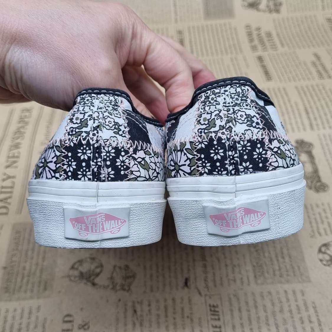 반스 어센틱 패치워크 스니커즈225 상품이미지4