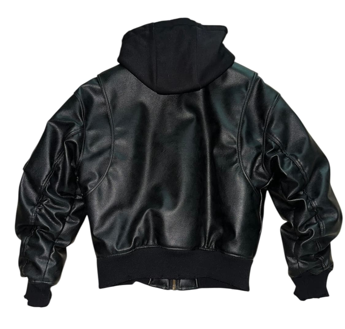 ZARA leather bomber jacket 상품이미지2
