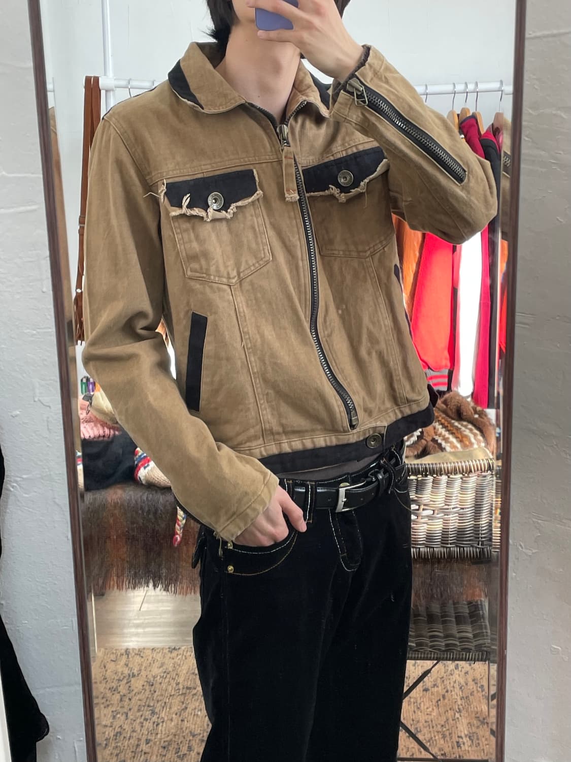 Yasiri 데님 트러커 상품이미지3