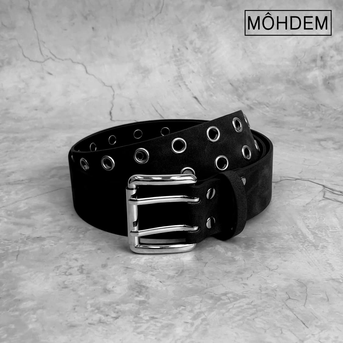 [Unisex] 블랙핑 더블 아일렛 벨트 상품이미지9