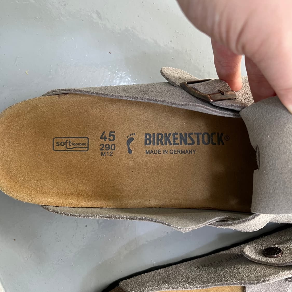 290 버켄스탁 보스턴 스웨이드 슬리퍼 0305M 상품이미지8