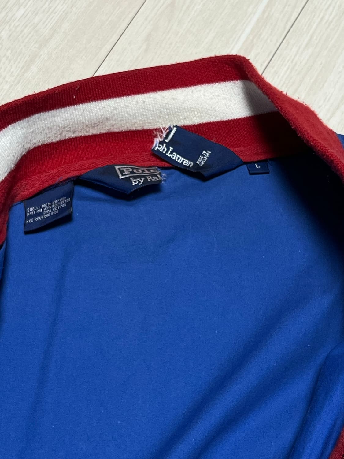 90s폴로랄프로렌 RL-93 블루종 스윙자켓 L사이즈 상품이미지4