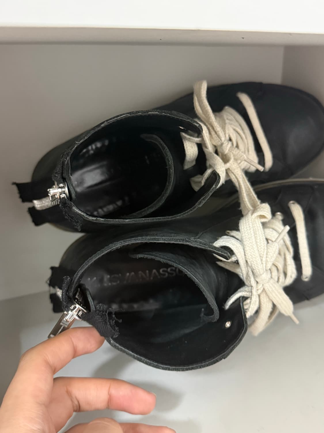 크리스 반 아쉐 레더 백집 하이탑 상품이미지3