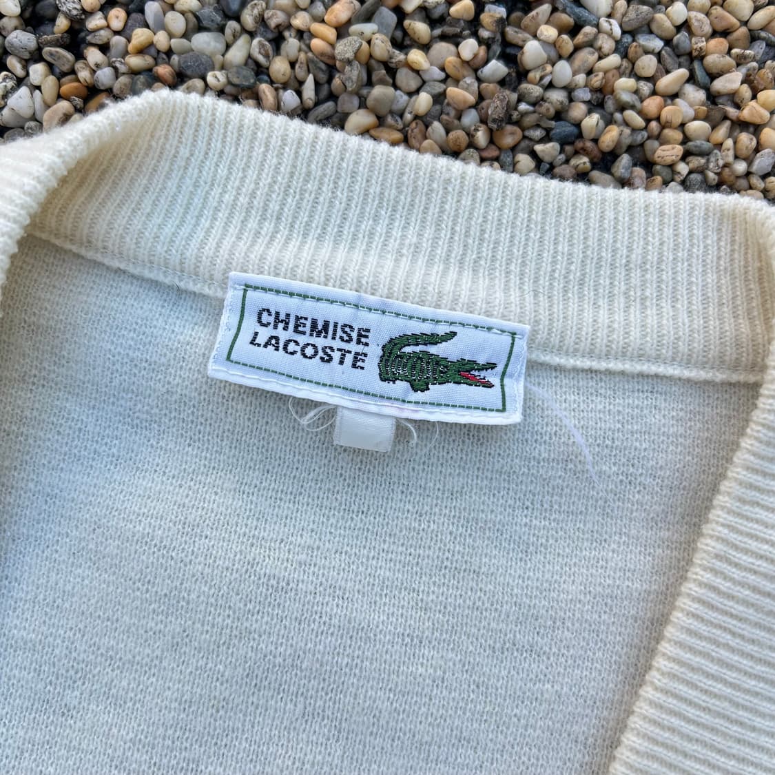라코스테(LACOSTE) CHEMISE 옐로우 가디건 상품이미지4