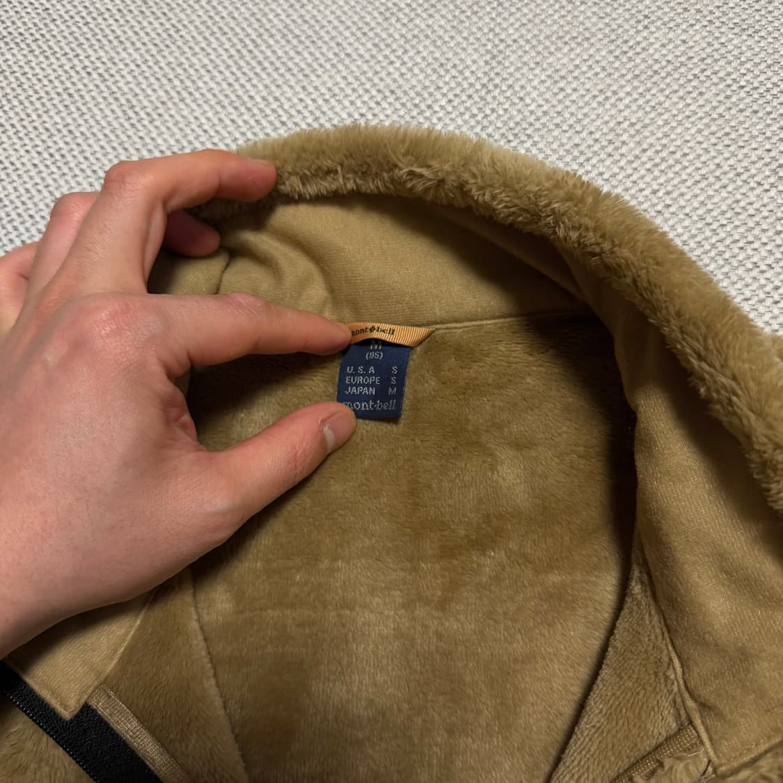 몽벨 로고 후리스 자켓 상품이미지2