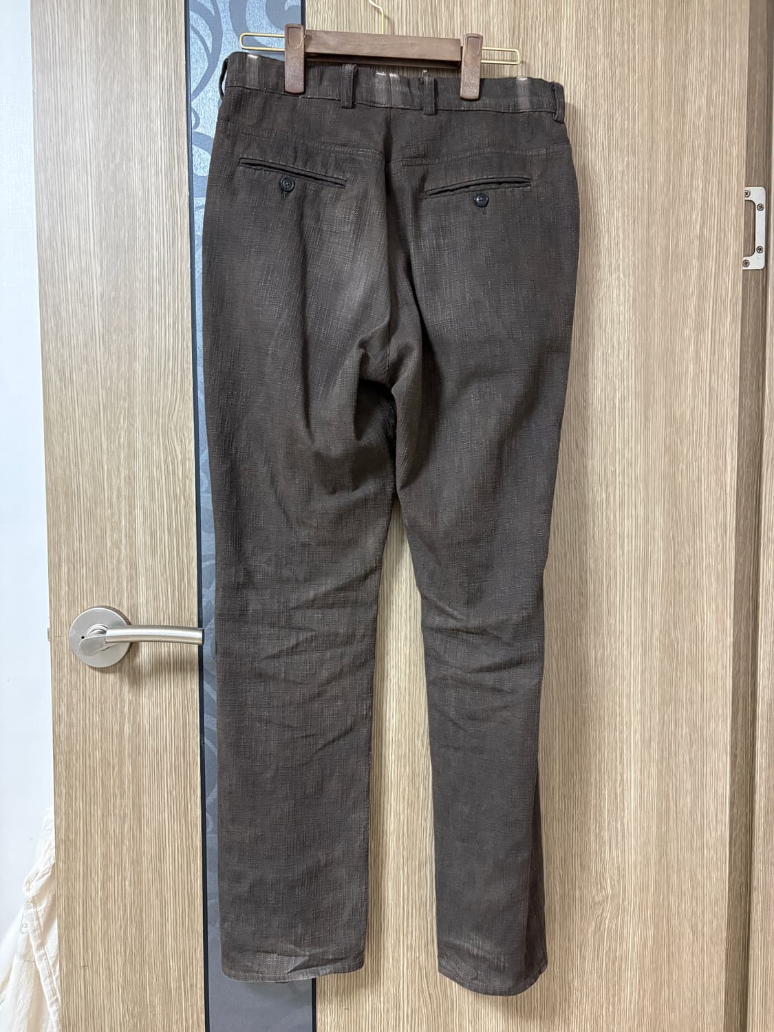 Mono prive. Dyed straight pants 상품이미지2